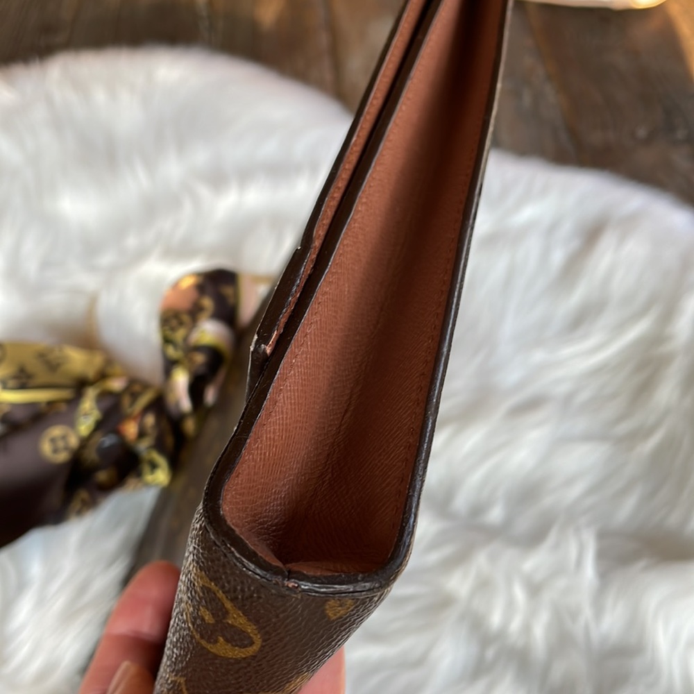 Louis Vuitton monogram Porte envelope clutch turned shoulder bag - Picture 5 of 16